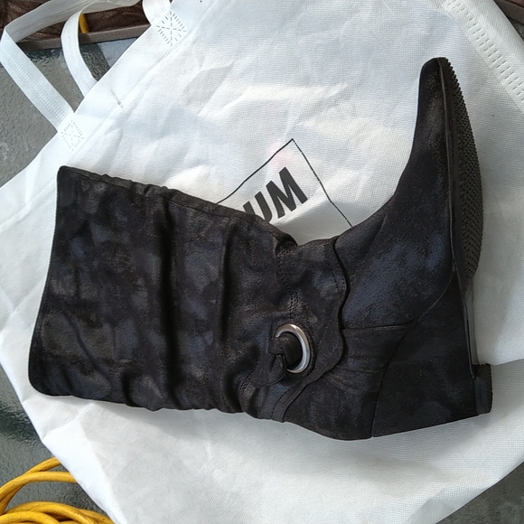 Call It Spring Black Wedge Boots - Picture 10 of 13